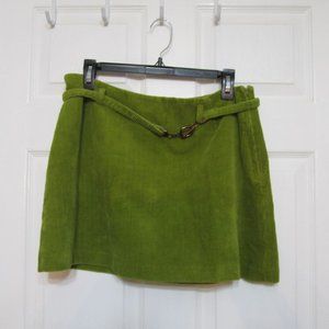DKNY, Size 12, Olive Corduroy skirt (1990's)